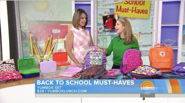 Back to School with Yumbox on the TODAY Show