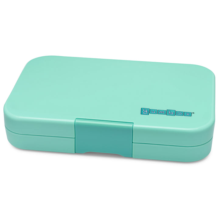 Leakproof Yumbox Tapas Bali Aqua - 5 Compartment Bento Box with Clear Aqua Tray - Extra Large Size