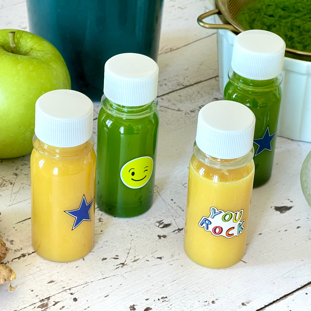 Mini Wellness 2oz Juice Bottles - The Perfect Solution for Healthy Mini Beverages On-the-Go!