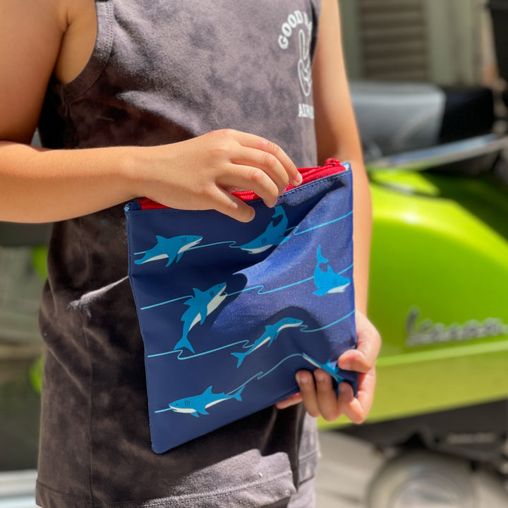 Reusable Sandwich Bag - Set of 2 - Sharks Duo