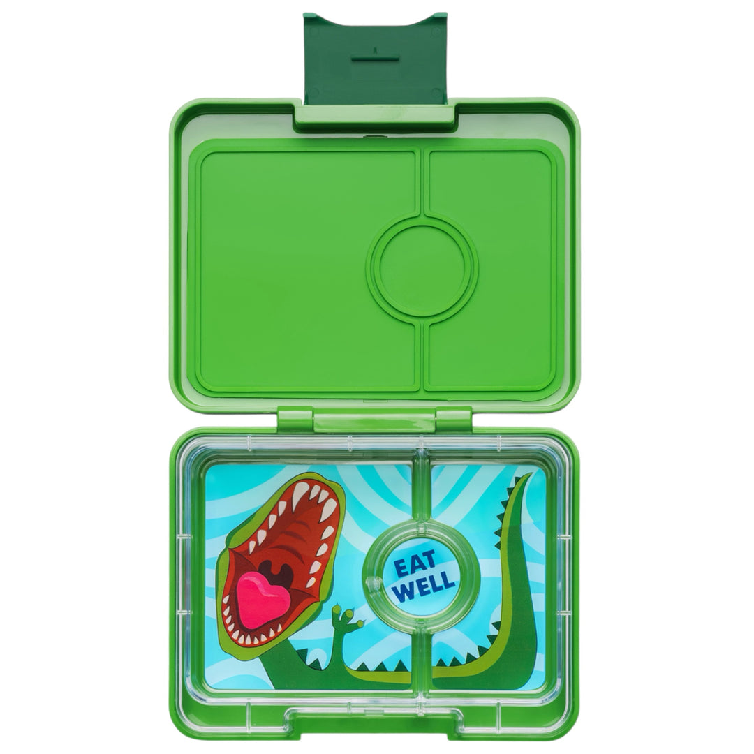 Snack Size Bento Lunch Box Jurassic Green (Dinosaur)