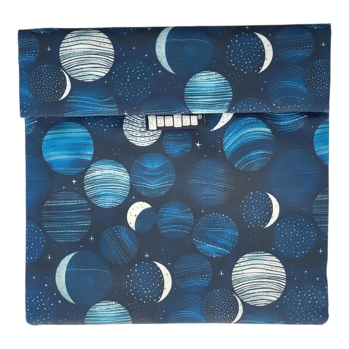 Reusable Sandwich Bag - Set of 2 - Navy & Lunar Phases