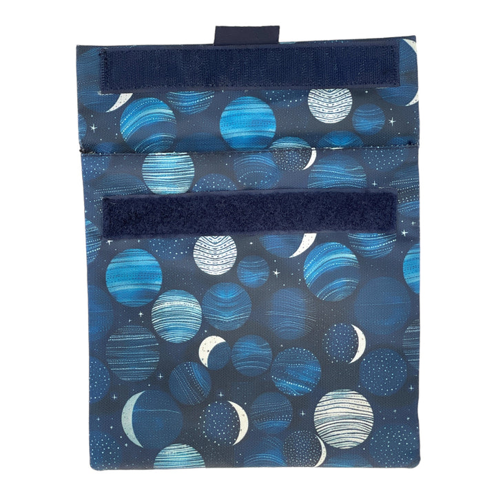 Reusable Sandwich Bag - Set of 2 - Navy & Lunar Phases