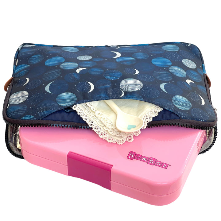 Yumbox Poche - Insulated Lunch Bag Sleeve with Handles - Lunar Phases