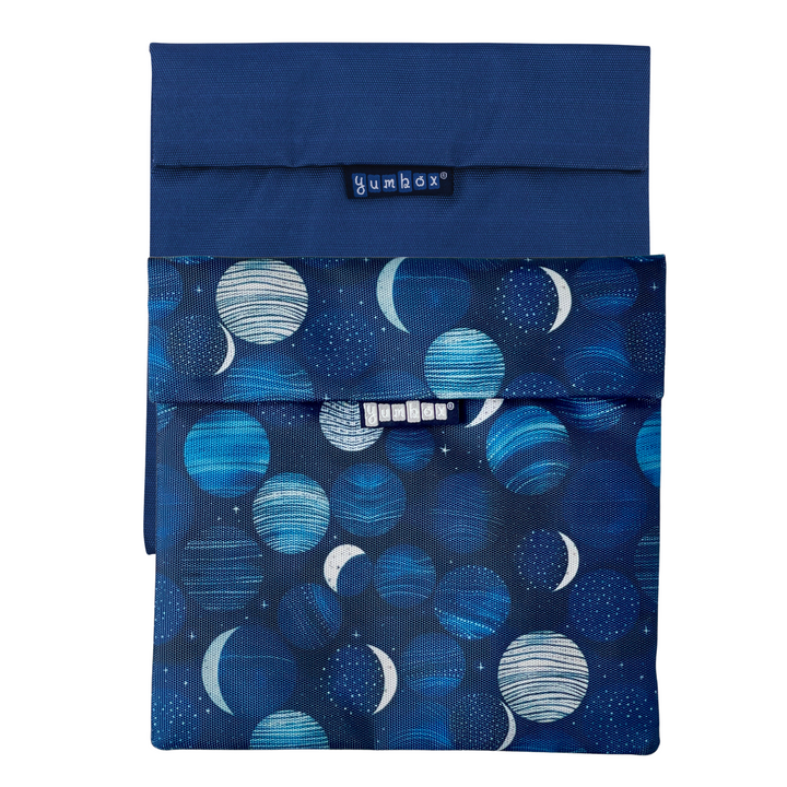 Reusable Sandwich Bag - Set of 2 - Navy & Lunar Phases