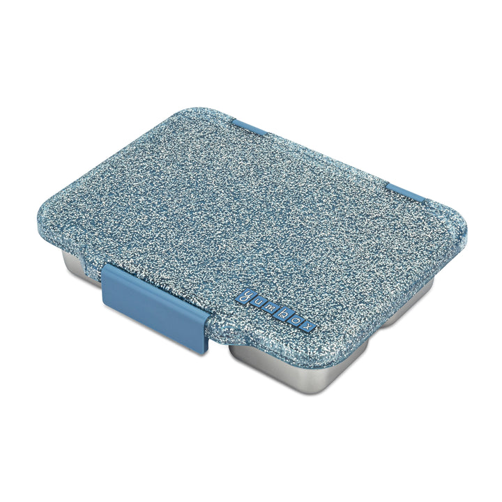 Yumbox Prêt – Leakproof Stainless Steel Lunch Box - Paris Blue Glitter