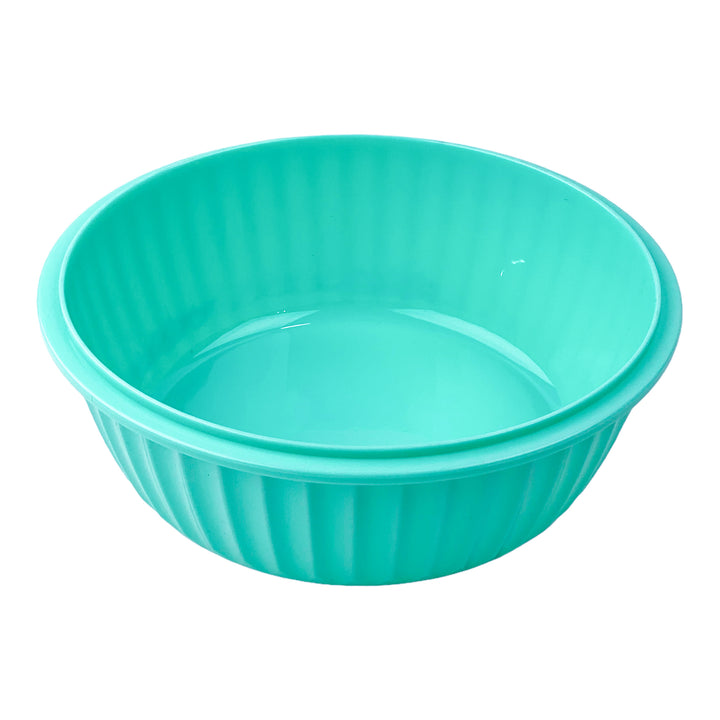 Poke Salad Bowl with 3 Part Divider - Paradise Aqua