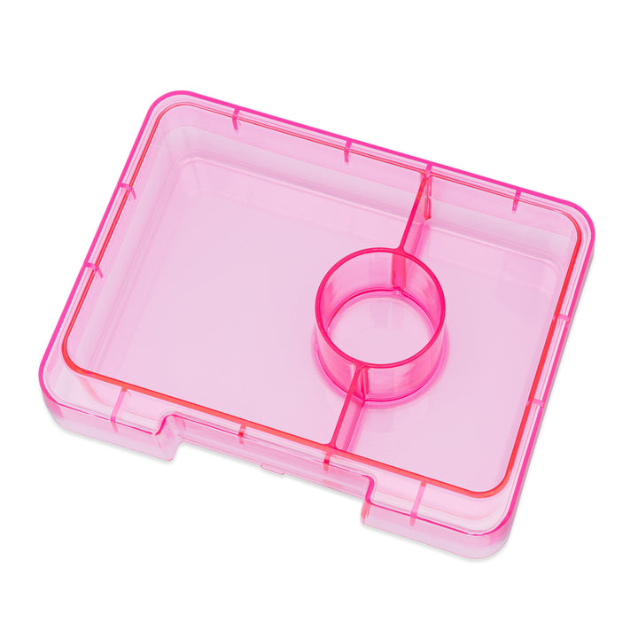 Yumbox Glitter Snack Box – Leakproof Small Bento Lunchbox for Kids (Sparkle Pink)