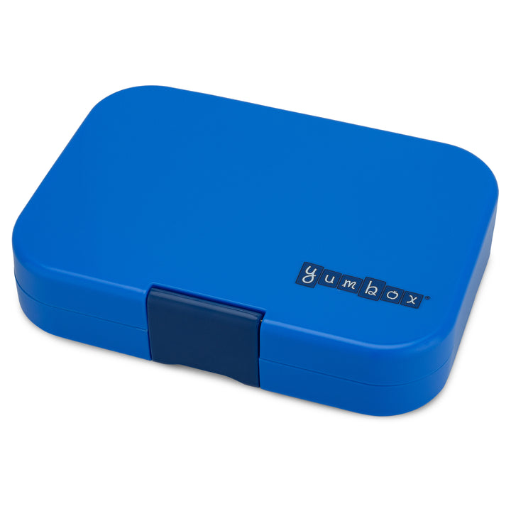 Leakproof Bento Box for Sandwiches - Yumbox Surf Blue with Shark Tray