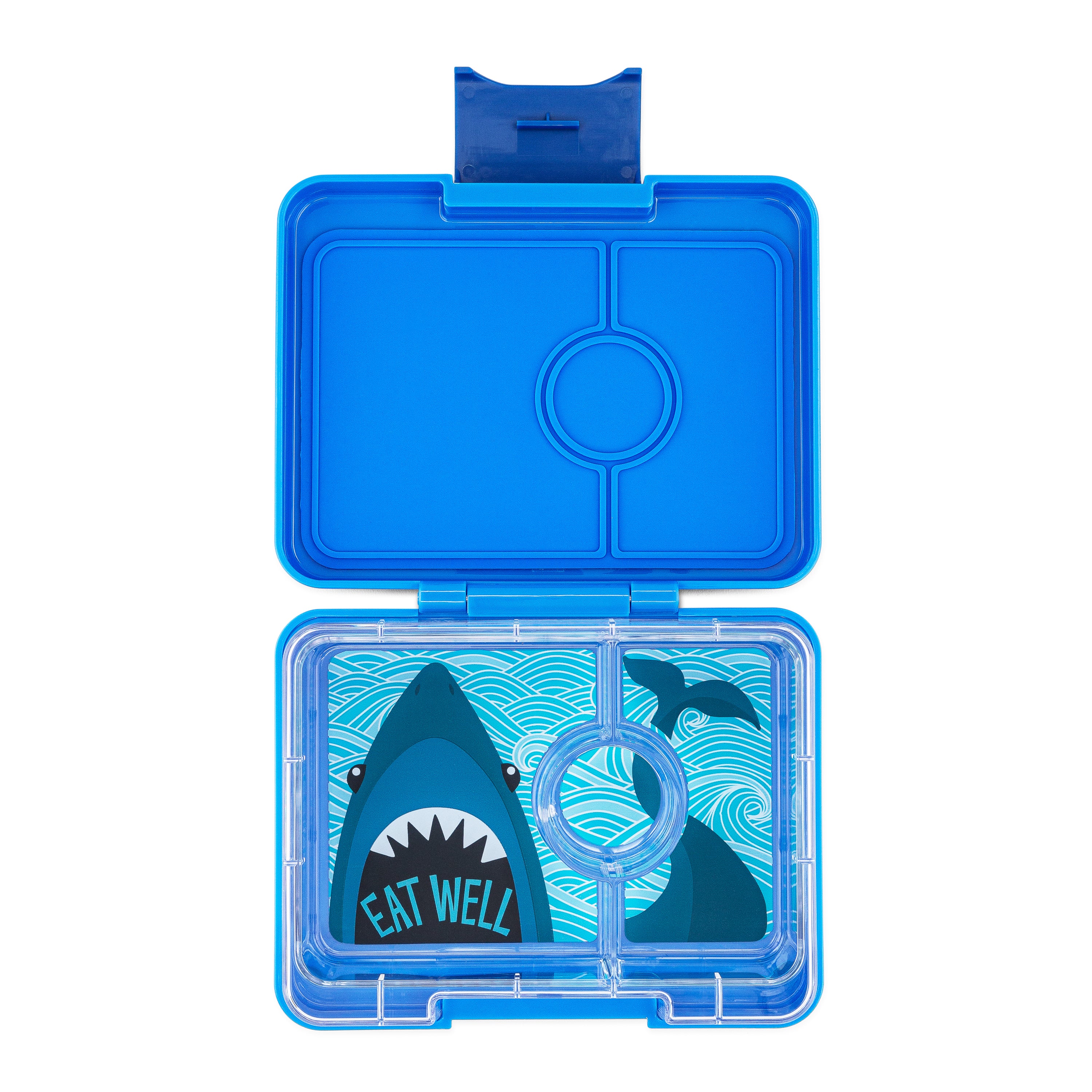 Snack Size Bento Lunch Box Surf Blue (Shark) – Yumbox