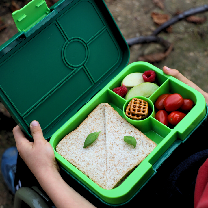 Yumbox Tapas Full Sandwich Bento Box in Palm Green picnic