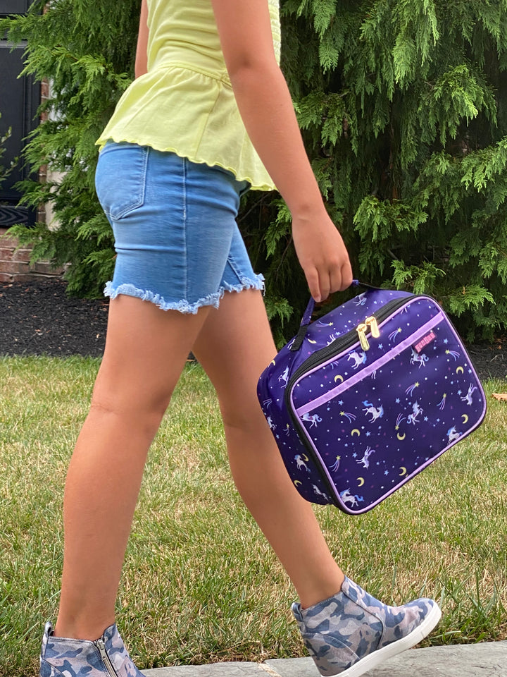 Classic Lunch Bag - Unicorn Purple