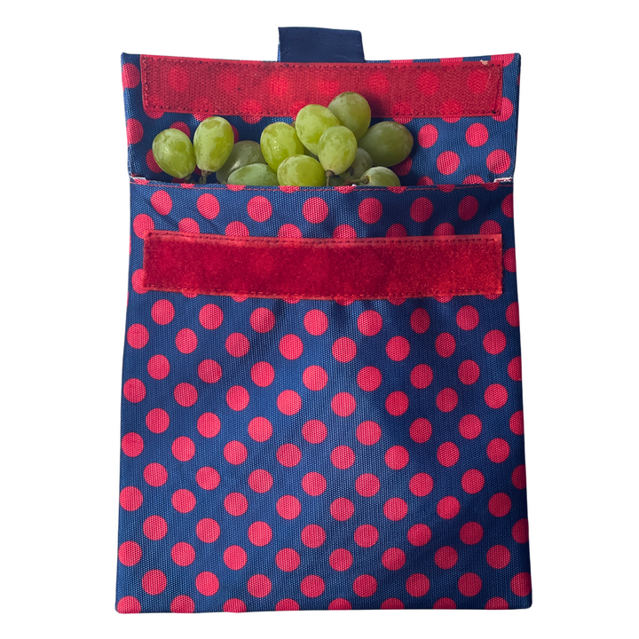 Reusable Sandwich Bag - Zesty Polka Dots