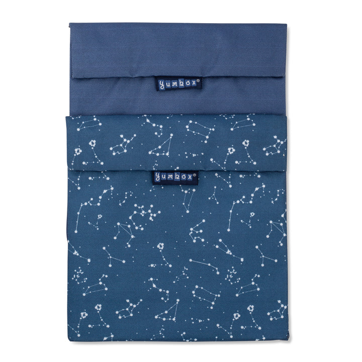 Reusable Sandwich Bag - Set of 2 - Navy & Starry Sky Pochettes