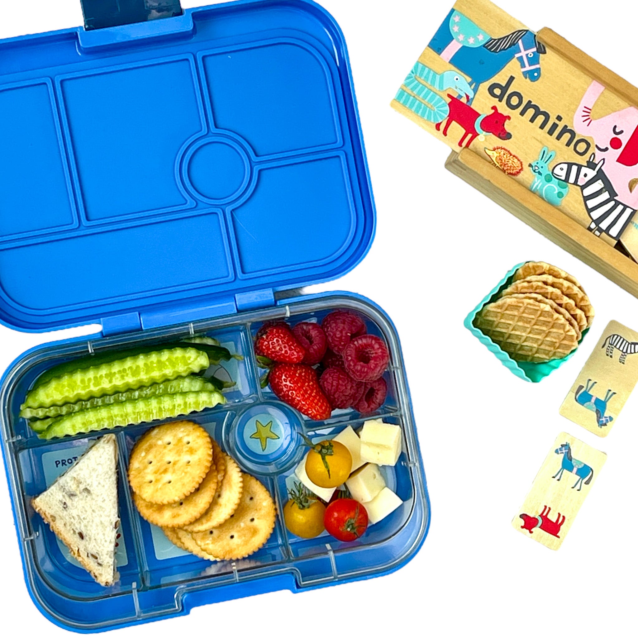 Jelife Kids Bento Box Lunch Box - 1450ml Leakproof 6 Compartments Bento  Lunchbox Kids Lunch Boxes with Food Utensils for Back to School, Book-Style