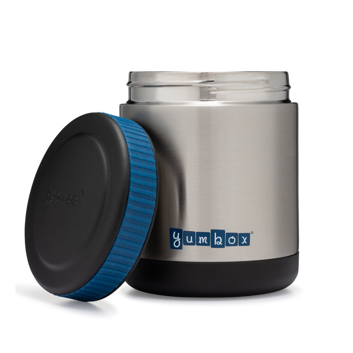 Yumbox Zuppa Thermal Food Jar with Spoon and Band - Twilight Black, 14oz