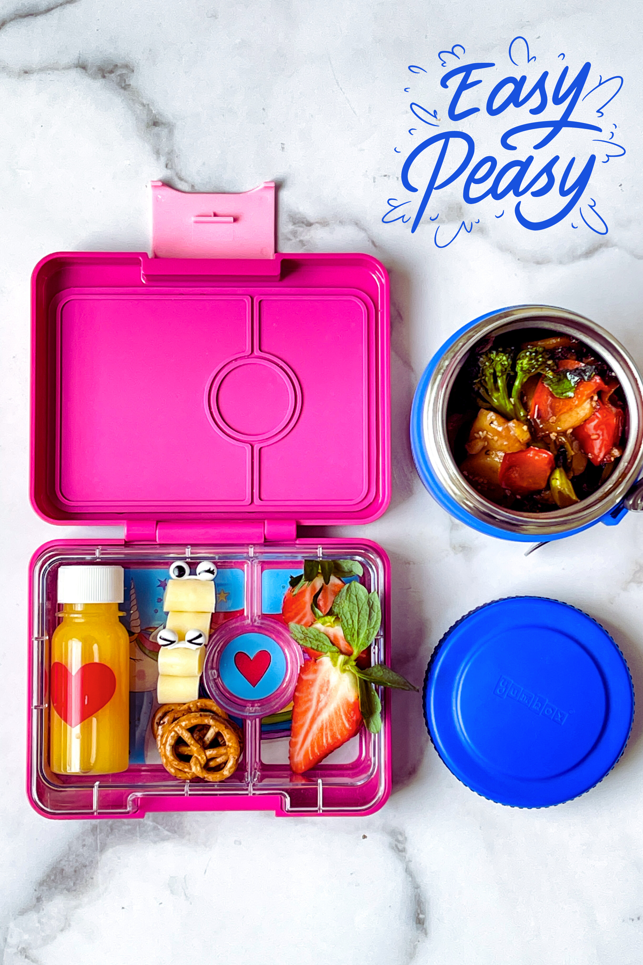 Korean Rice Cakes with Sautéed Veggies; perfect kids lunch recipe