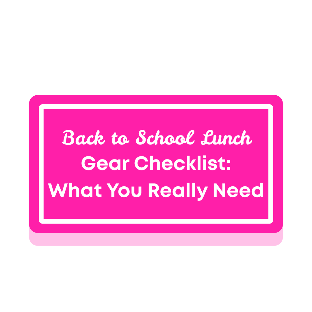 Back to school bento lunch box gear by Yumbox