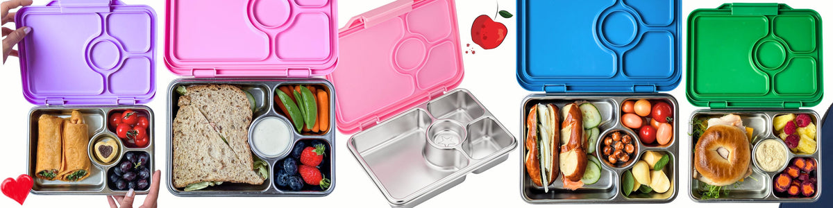 Yumbox Stainless Steel Bento Box for High Protein Packed Lunch
