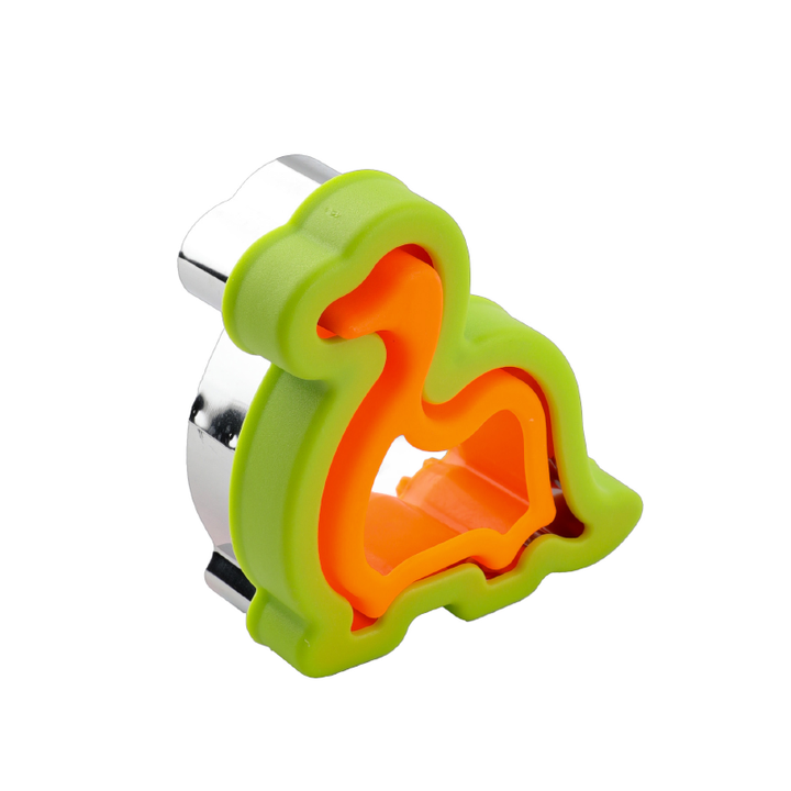 3-in-1 Sandwich Cutter Stainless Steel - Dinosaur