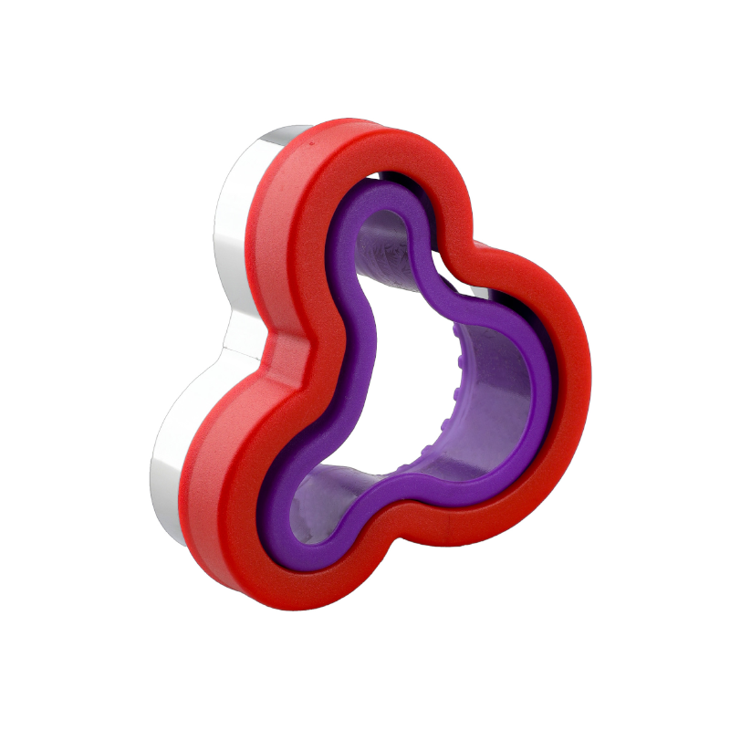 3-in-1 Sandwich Cutter Stainless Steel - Mouse Ears Shape