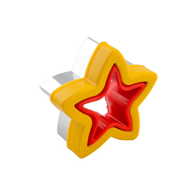 3-in-1 Sandwich Cutter Stainless Steel - Star Shape
