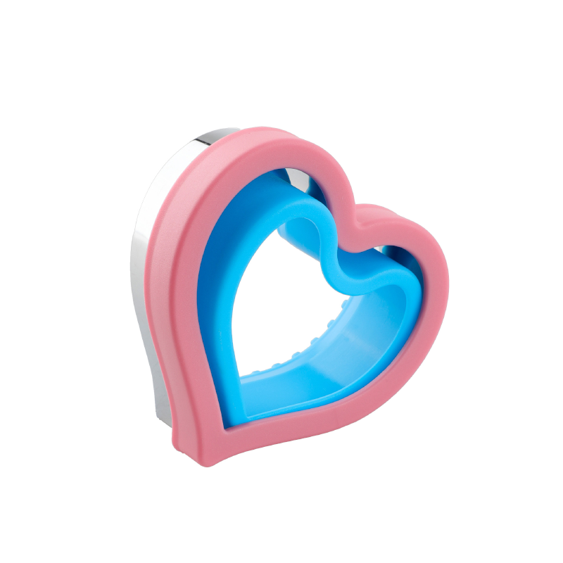 3-in-1  Sandwich Cutter Stainless Steel - Heart-Shaped