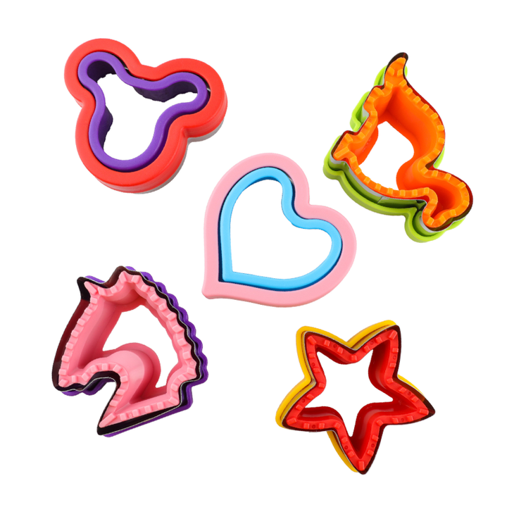 3-in-1 Sandwich Cutter Stainless Steel - Mouse Ears Shape