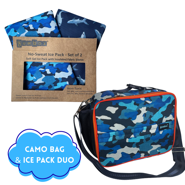 Camo Bag and Ice Pack Duo