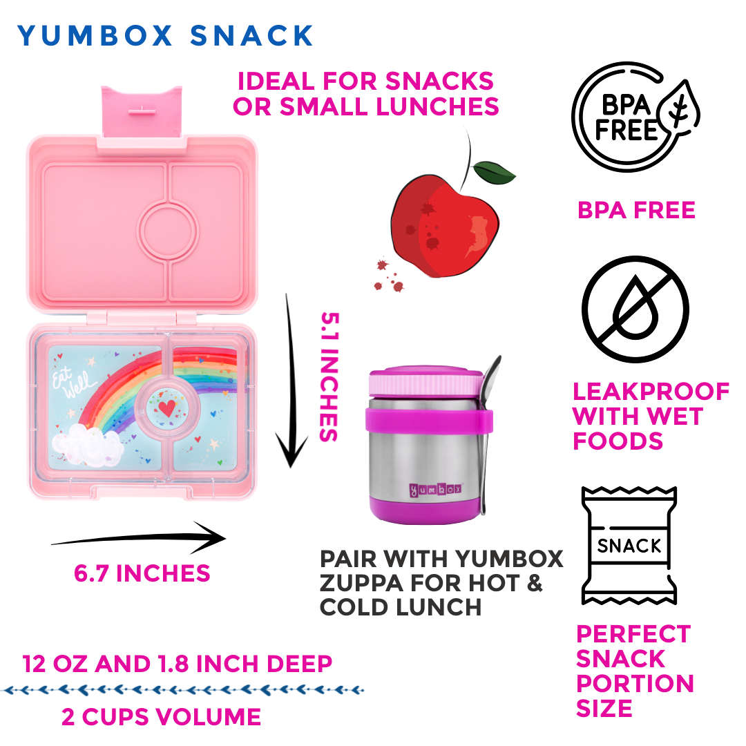 Rosa silicone snack box small 2-pack –