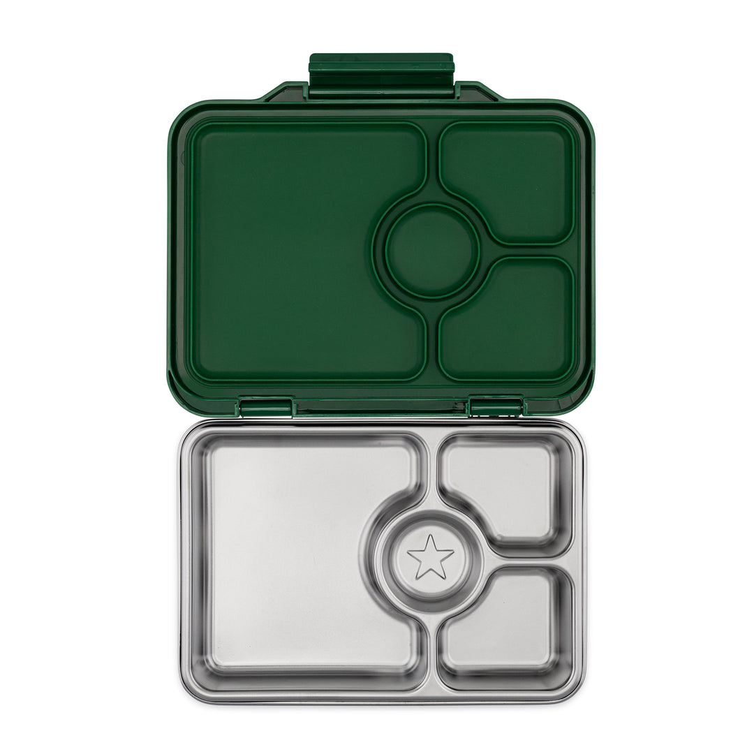 Yumbox Prêt – Leakproof Stainless Steel Lunch Box - Dublin Green