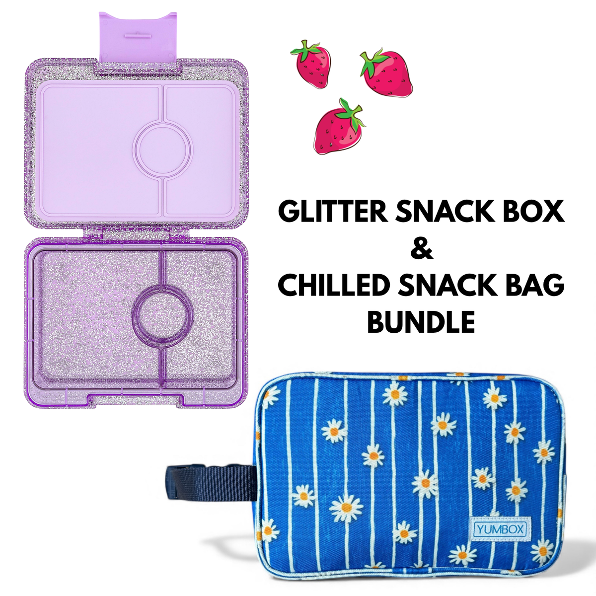 Glitter Purple Snack Box & Chill Snack Bag