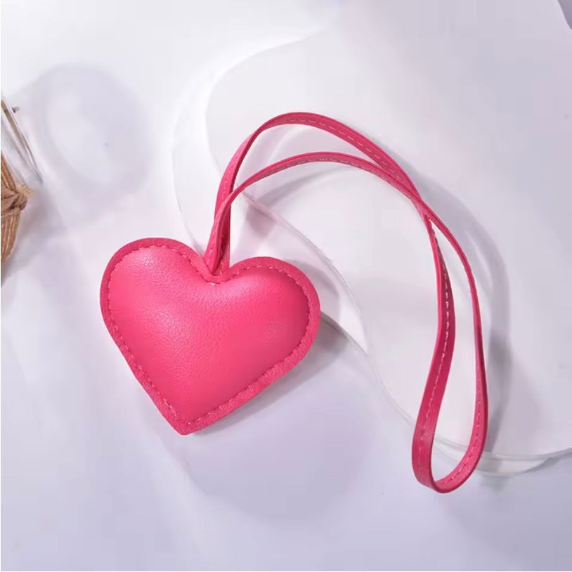 Stylish Lunch Bag Charms Keychain Pendants  - Hearts