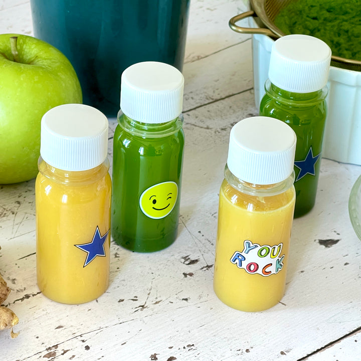 Mini Wellness 2oz Juice Bottles - The Perfect Solution for Healthy Mini Beverages On-the-Go!