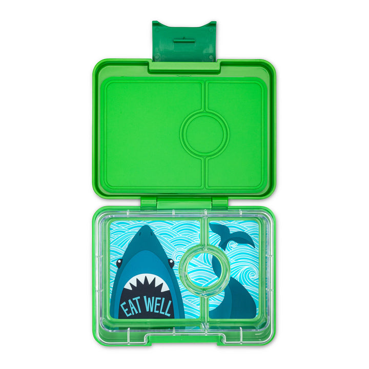 Snack Size Bento Lunch Box Jurassic Green (Shark)