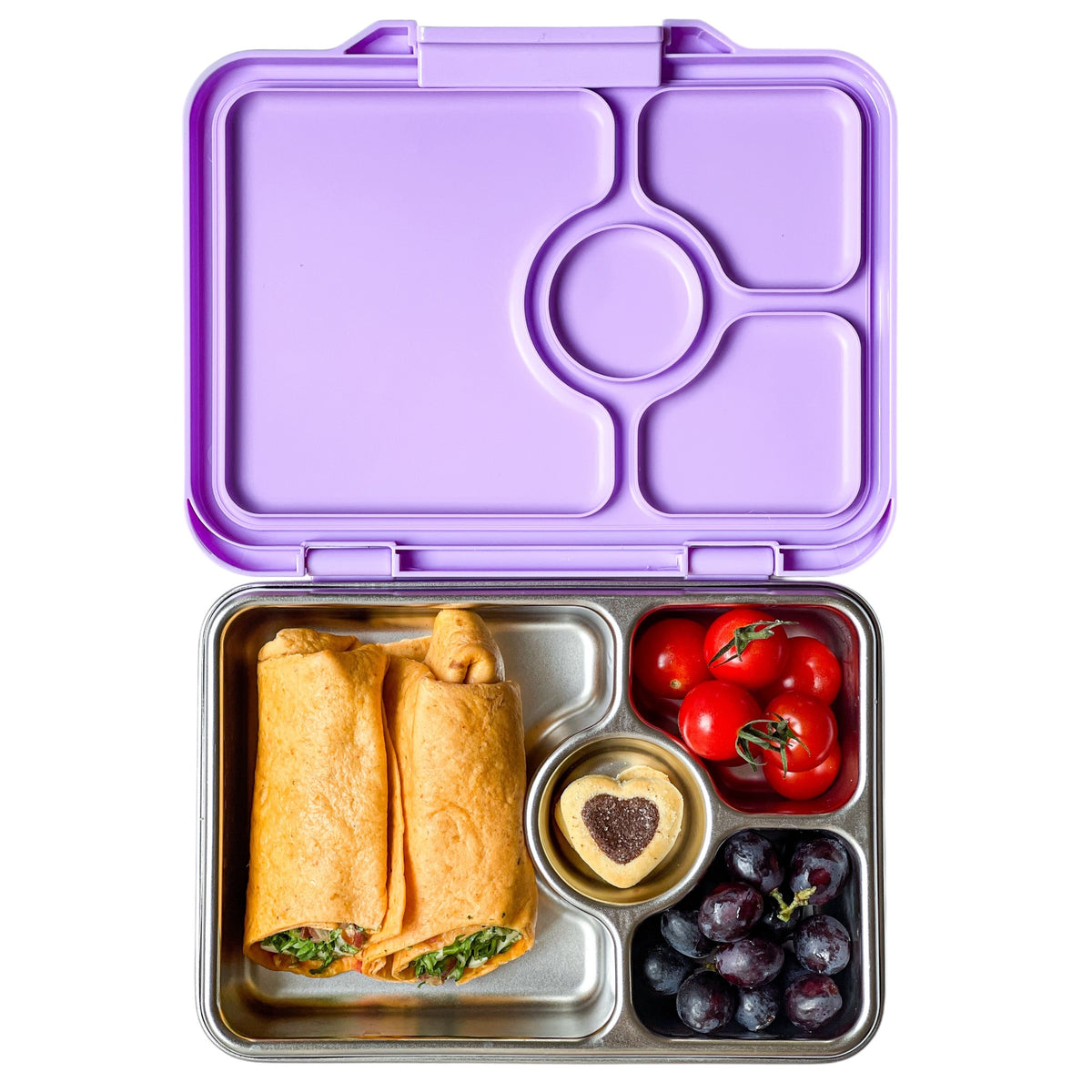 Stainless Steel Leakproof Bento Lunch Box for Kids & Adults · Lavande Purple