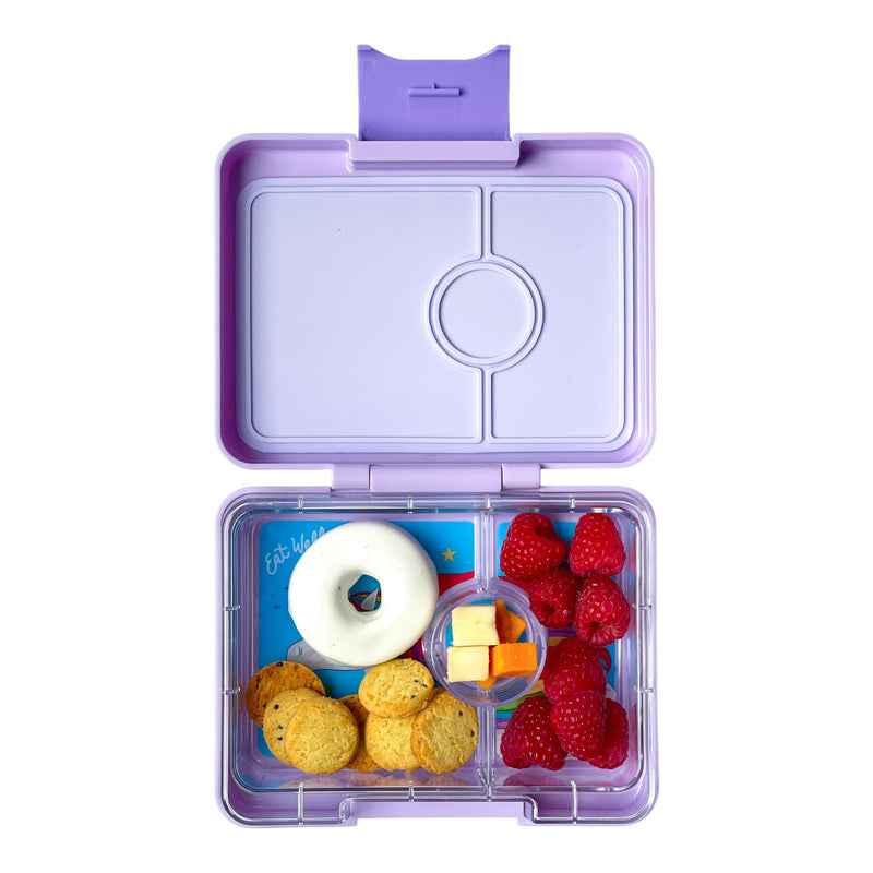 Snack Size Bento Lunch Box – Leakproof, 3 Compartments