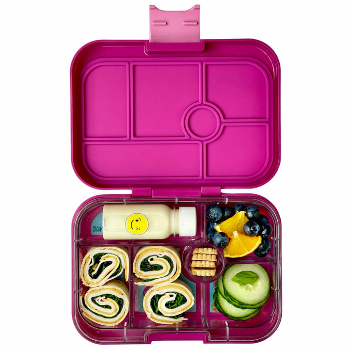 Leakproof Bento Lunch Box for Kids - Yumbox Malibu Purple (Mermaid)