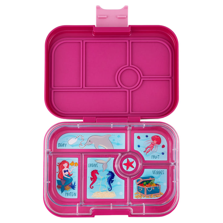 Leakproof Bento Lunch Box for Kids - Yumbox Malibu Purple (Mermaid)