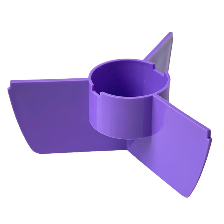 Poke Bowl with 3 Part Divider - Maui Purple