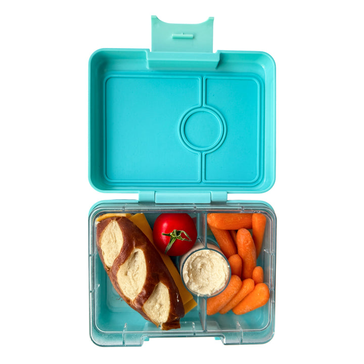 Snack Size Small Bento Lunch Box Miami Aqua (Rainbow)