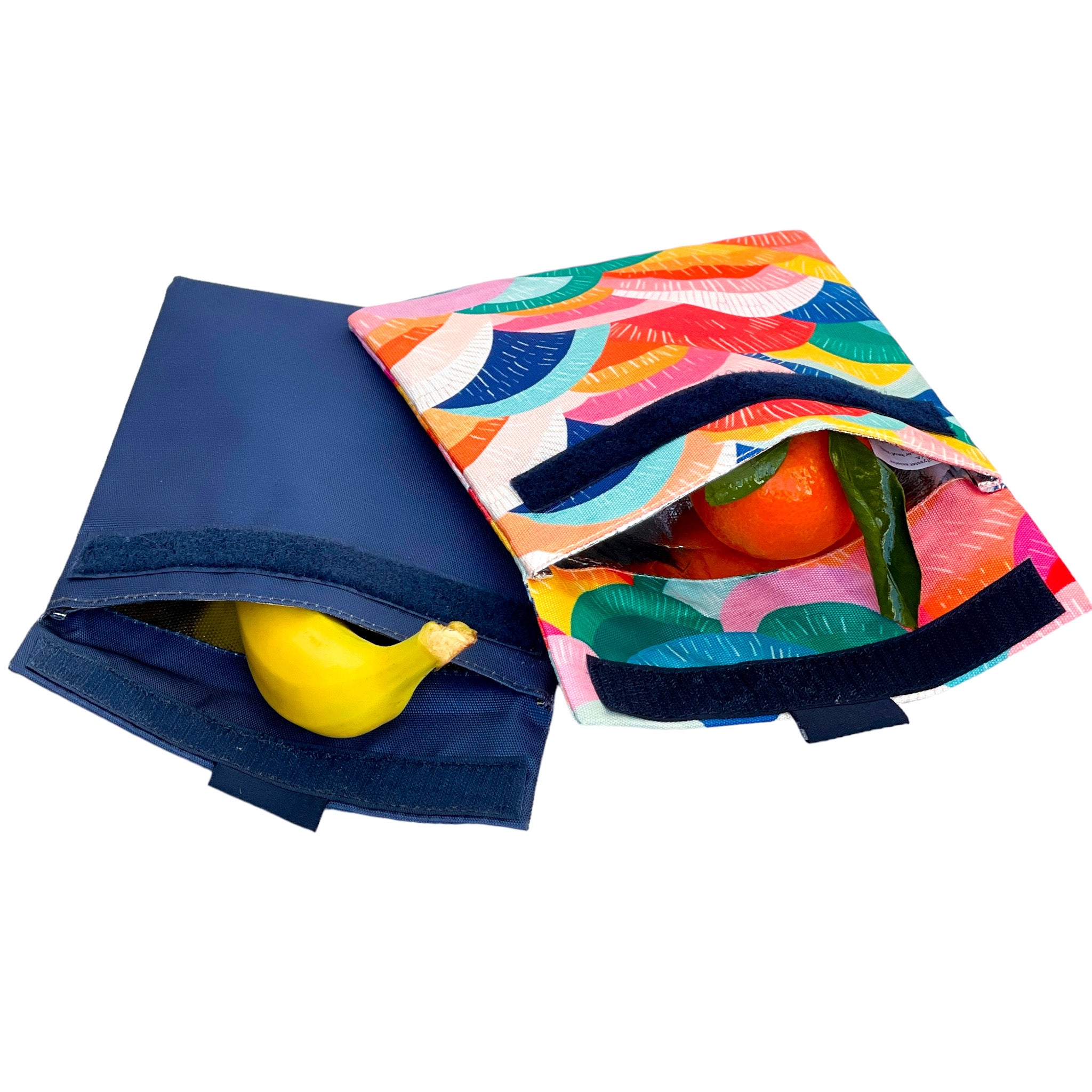 Reusable Sandwich & Snack Baggie - Set of 2 - Navy