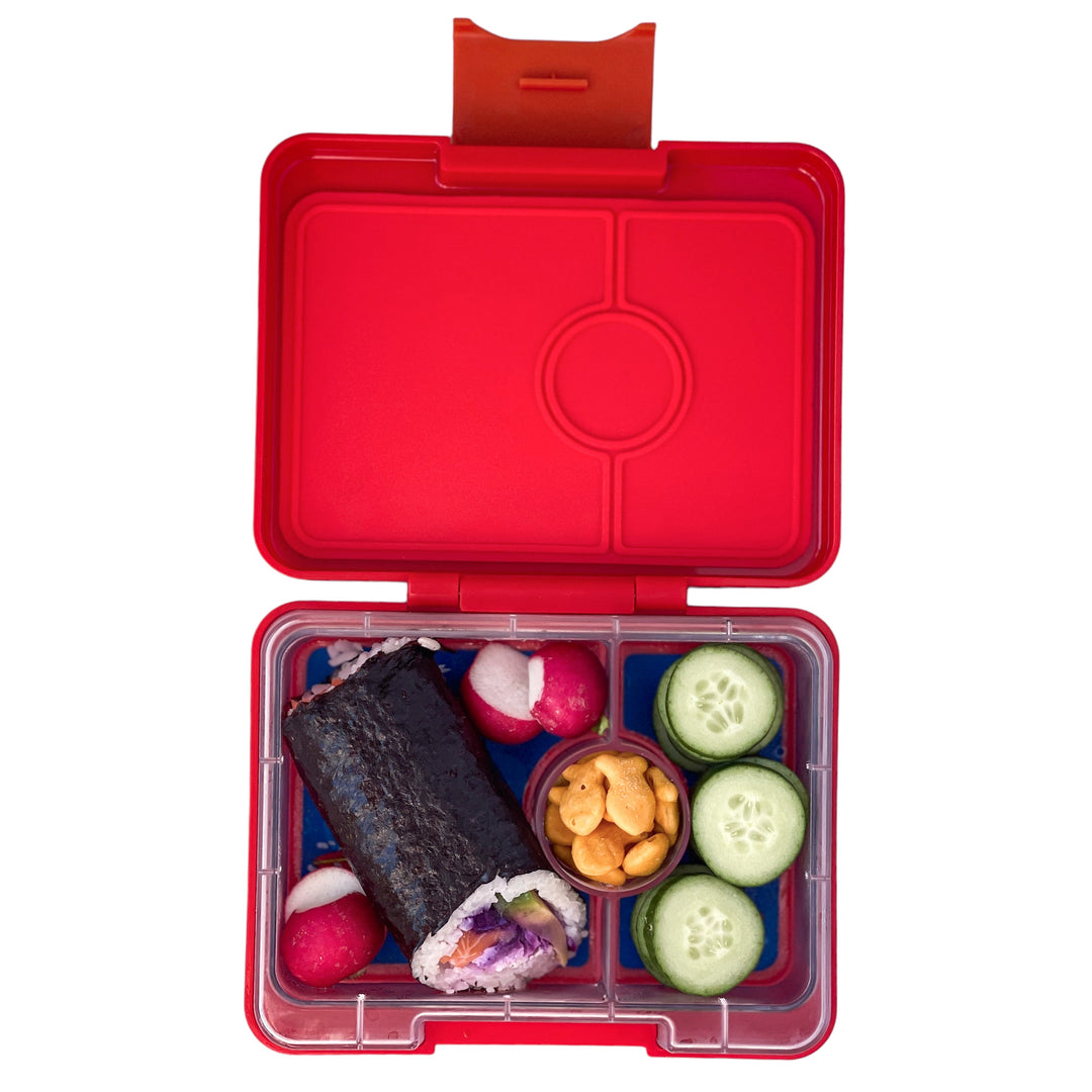 Snack Size Bento Lunch Box Roar Red (Polar Bear)