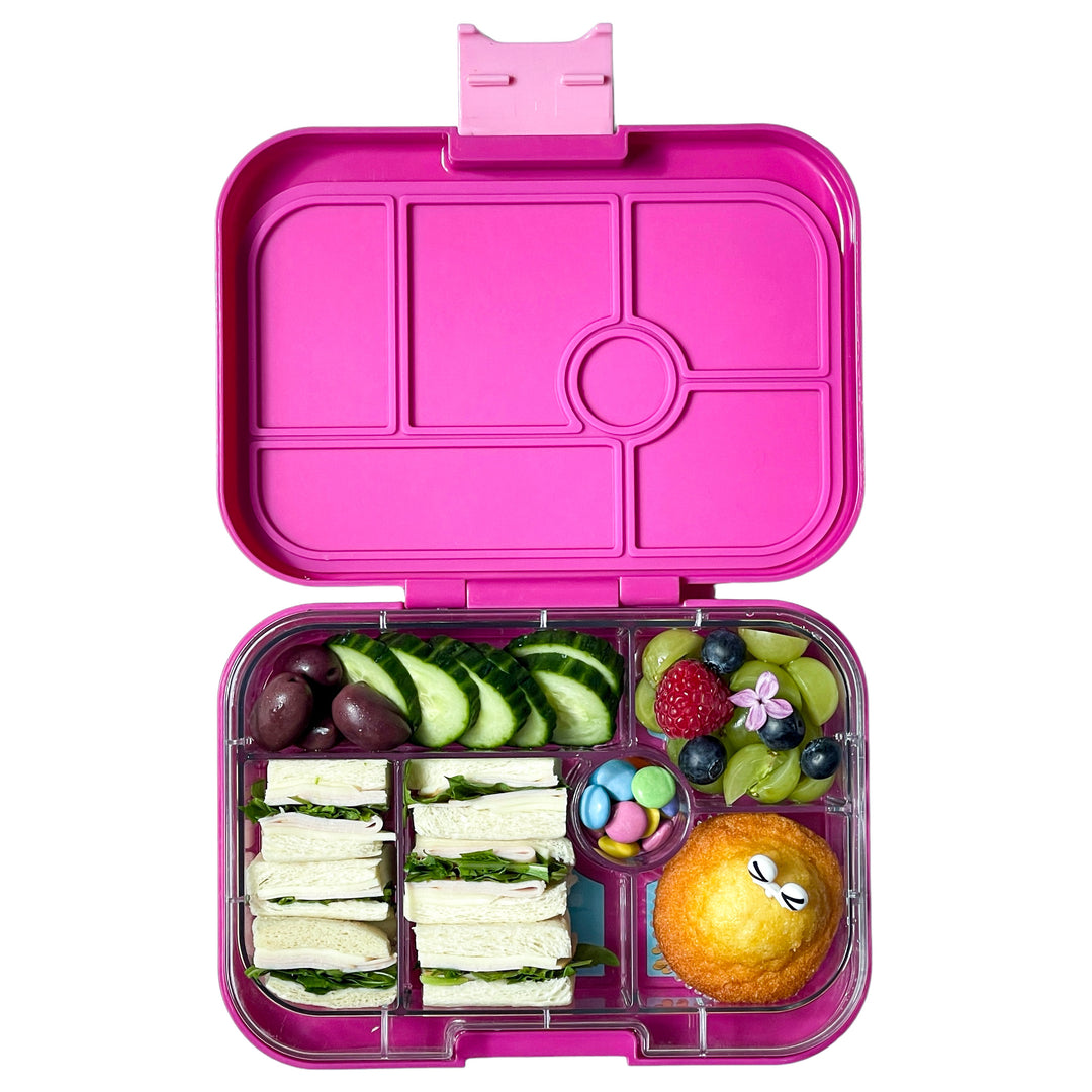 Leakproof Bento Lunch Box for Kids - Yumbox Malibu Purple (Mermaid)