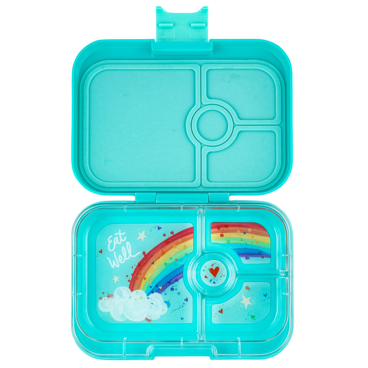 Leakproof Sandwich Friendly Bento Box - Yumbox Misty Aqua