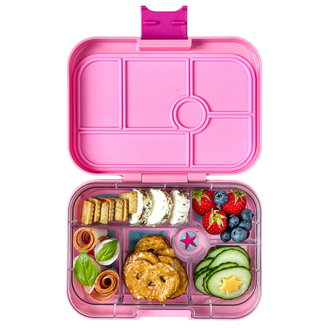 Leakproof Bento Lunch Box for Kids - Yumbox Power Pink (Mermaid)