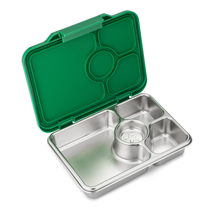 Yumbox Prêt – Leakproof Stainless Steel Bento - Pomme Green