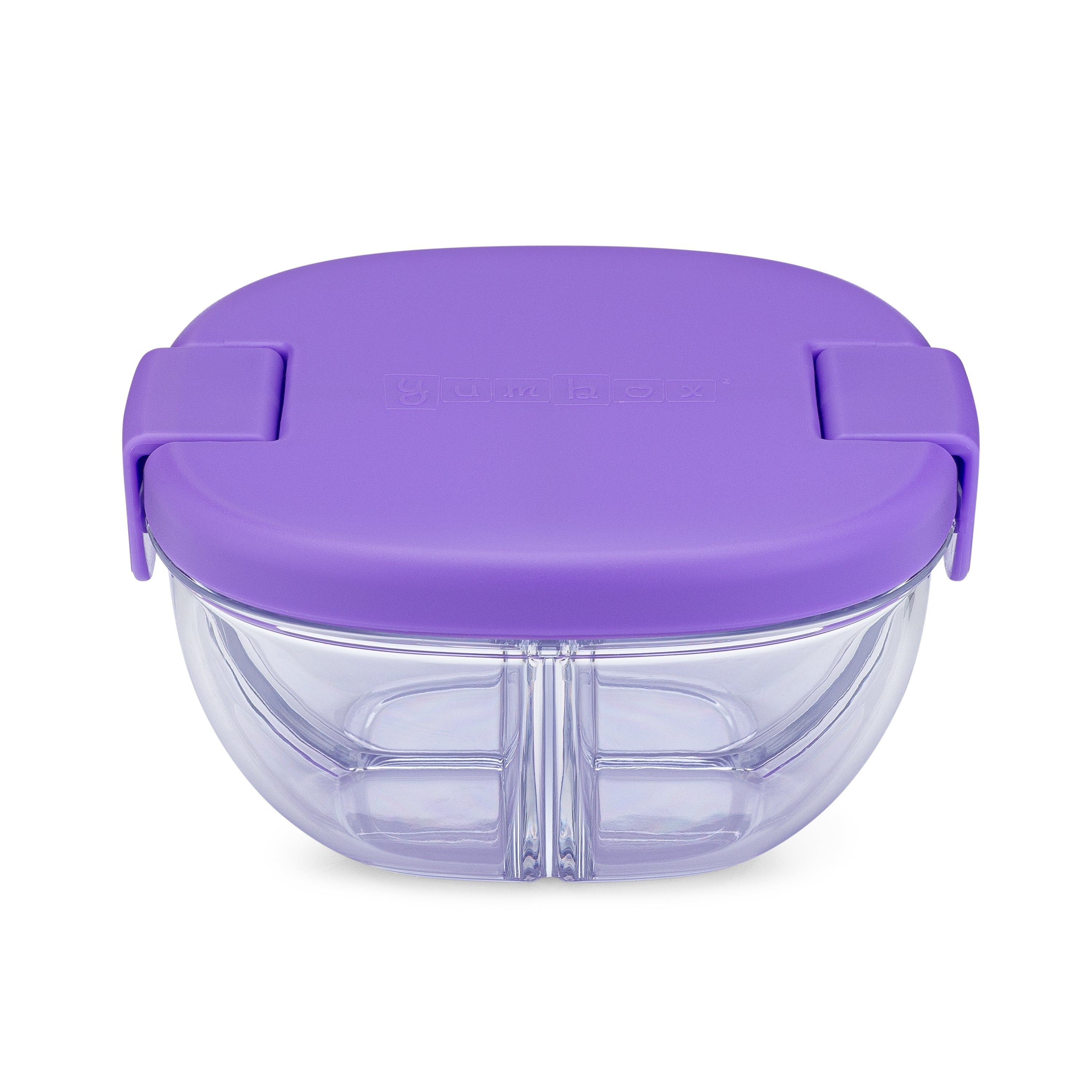 3 Compartment Leakproof Snack Bowl - Haze Purple – Yumbox