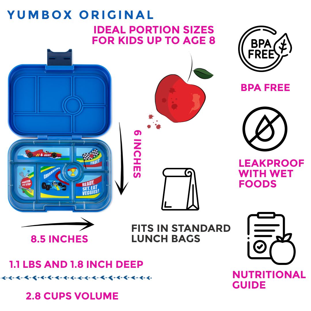 Yumbox Original Surf Blue Ocean Bento Lunch Box