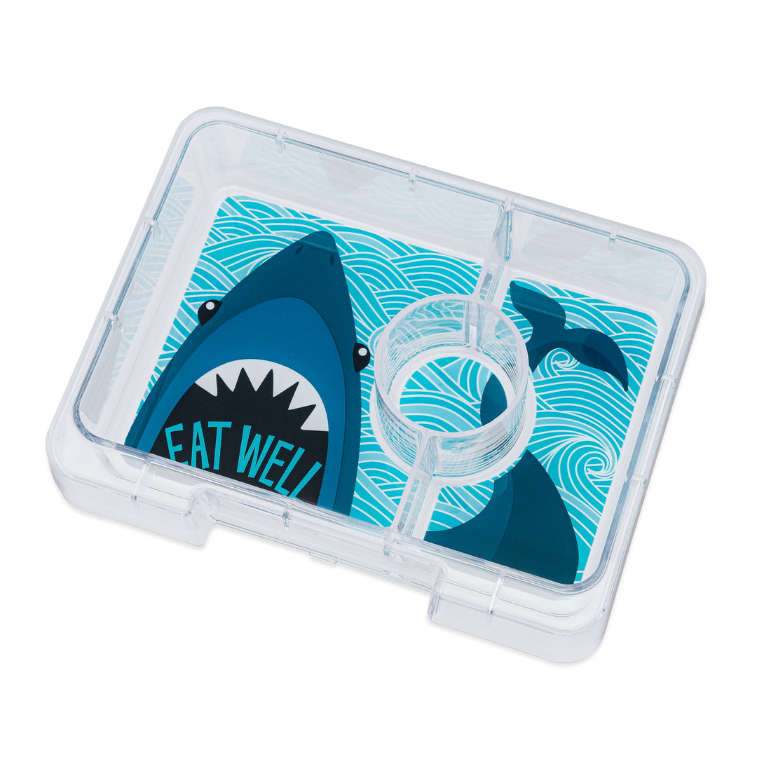 Snack Size Bento Lunch Box Surf Blue (Shark)